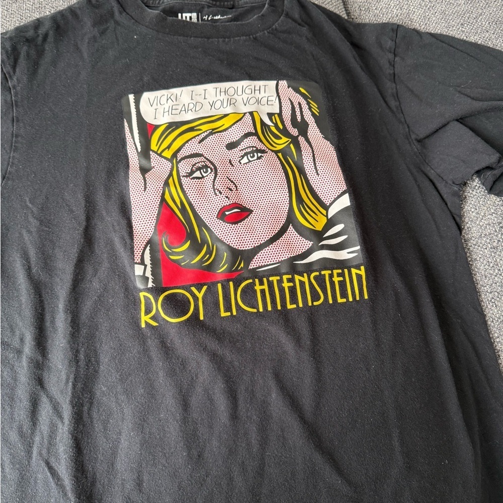 4/$20 🧡 Uniqlo Roy Lichtenstein Graphic T-Shirt - Picture 2 of 5